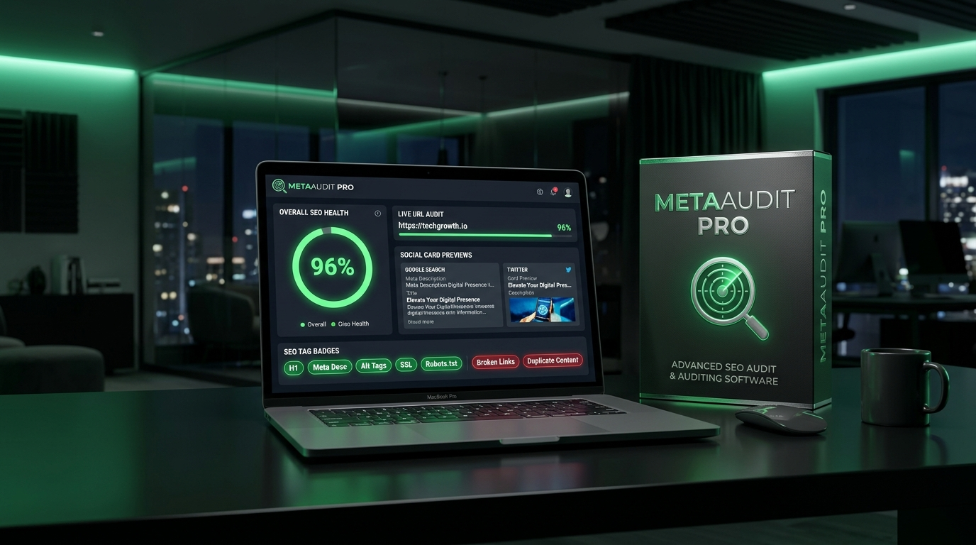 MetaAudit Pro — Bulk Website SEO Meta Tag & Social Share Previewer
